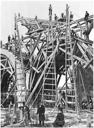 1859年にマドリードにプエンテデロスフランチェーゼの建設